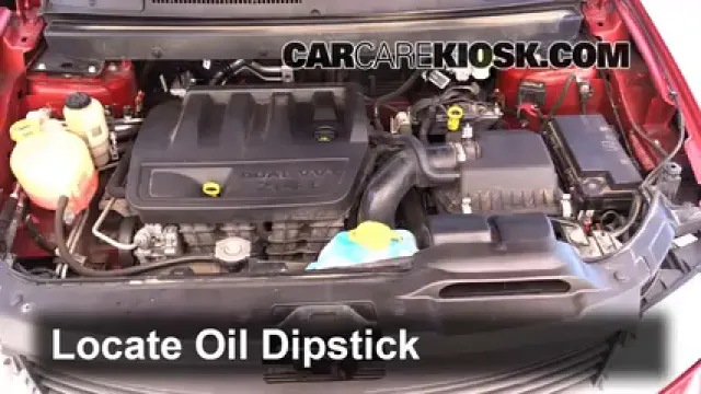 2009 Dodge Journey SE 2.4L 4 Cyl. Aceite Controlar nivel de aceite